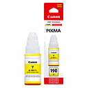 Botella de Tinta Canon GI-190Y Amarillo 70ml