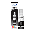 Botella de Tinta Epson T664 Negro 70ml