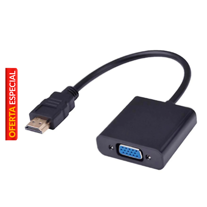 Adaptador HDMI a VGA Argom ARG-CB-0055 Macho-Hembra Negro