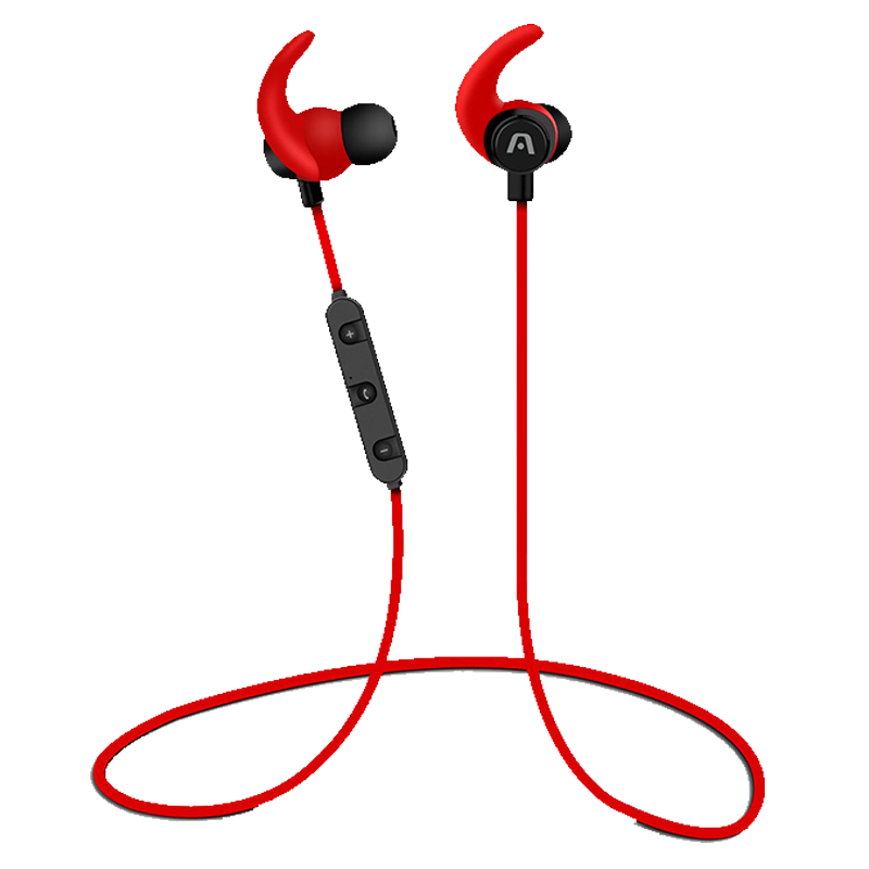 Audífonos Argom Bluetooth con Micrófono In-ear Ultimate Sound Fit Rojo ARG-HS-2038RD