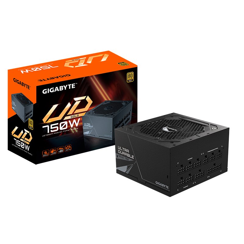 Fuente de Poder 750W Gigabyte UD750GM 80-PLUS GOLD Modular