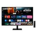 Monitor 43" VA Samsung Inteligente M7 M70D 4K UHD 3840x2160 60Hz HDMI